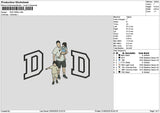 Dad Photo 2005b Embroidery File 6 sizes