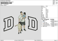 Dad Photo 2005b Embroidery File 6 sizes