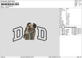 Dad Photo 2505b Embroidery File 6 sizes