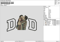 Dad Photo 2505b Embroidery File 6 sizes