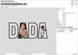 Dada Photoflat 2112 Embroidery File 6 Sizes