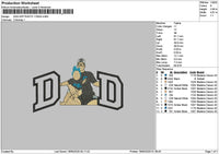 Dad App Photo 1705 Embroidery File 6 sizes