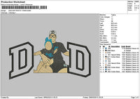 Dad App Photo 1705 Embroidery File 6 sizes