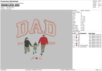 Dad Photo 0706 Embroidery File 6 sizes