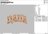 Dada Halloween 2807 Embroidery File 6 sizes