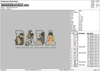Dada Photo Embroidery File 6 sizes