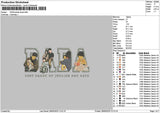 Dada Photo Embroidery File 6 sizes