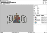 Dad Photo 0406a Embroidery File 6 sizes
