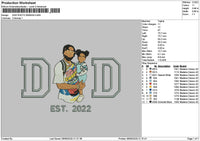 Dad Photo 0606a Embroidery File 6 sizes
