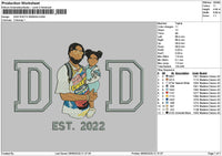Dad Photo 0606a Embroidery File 6 sizes