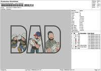 Dad Photo 1906a Embroidery File 6 sizes