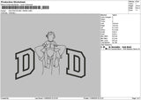 Dad Photoline 1106c Embroidery File 6 sizes