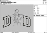 Dad Photoline 1106c Embroidery File 6 sizes