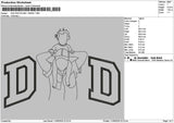 Dad Photoline 1106c Embroidery File 6 sizes