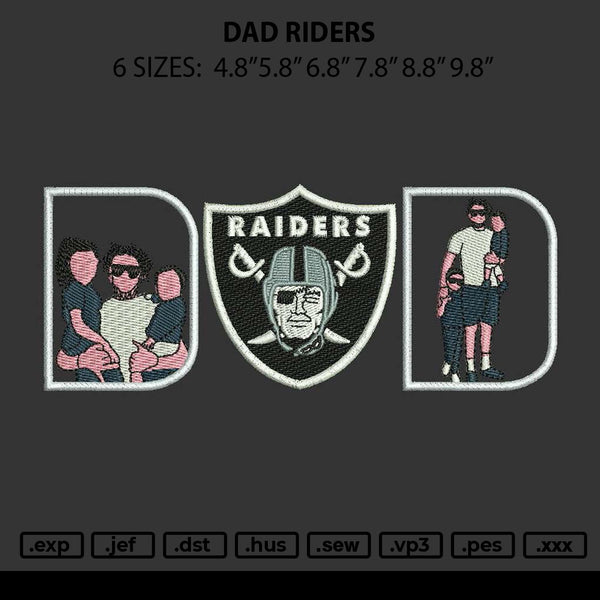 Dad Photoflat 1810 Embroidery File 6 sizes