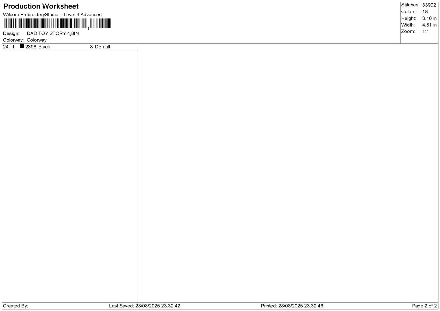 Dad Tstory Embroidery File 6 sizes