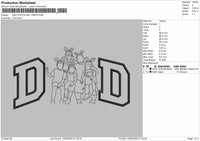 DAD PHOTOLINE 140625  Embroidery File 6 sizes