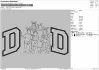 DAD PHOTOLINE 140625  Embroidery File 6 sizes