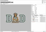 DAD applique Photo  for Embroidery machine