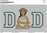 DAD applique Photo  for Embroidery machine