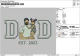Dad Photo 2705b Embroidery File 6 sizes