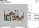 DAD Photo for Embroidery machine