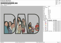 DAD Photo for Embroidery machine
