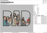 DAD Photo for Embroidery machine