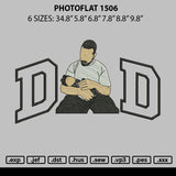 Dad Photoflat 1506 Embroidery File 6 sizes