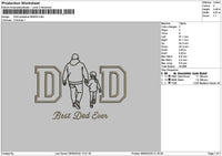 Dad Photoline 0606 Embroidery File 6 sizes