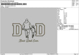 Dad Photoline 0606 Embroidery File 6 sizes