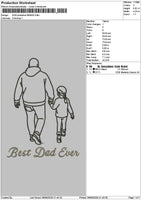 Dad Photoline 0606 Embroidery File 6 sizes