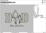 Dad Photoline 0606 Embroidery File 6 sizes