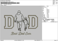 Dad Photoline 0606 Embroidery File 6 sizes