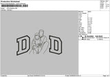 Dad Photoline 0406 Embroidery File 6 sizes