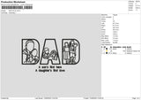 Dad V8 Embroidery File 6 sizes