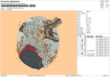 Daenerys Embroidery File 4 size