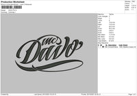 Davo Embroidery File 4 size