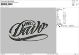 Davo Embroidery File 4 size