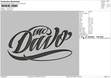Davo Embroidery File 4 size