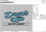 Dawns Auto Embroidery File 6 sizes