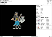 DBC Embroidery File 5 sizes