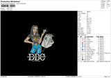 DBC Embroidery File 5 sizes