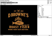 Dbrownestext Embroidery File 6 sizes