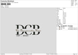 Dcbtext Embroidery File 6 sizes