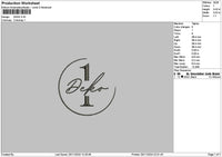 Dekocircle Embroidery File 6 sizes