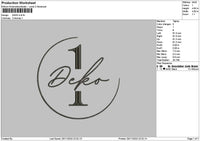 Dekocircle Embroidery File 6 sizes