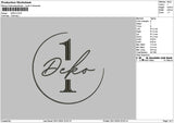 Dekocircle Embroidery File 6 sizes