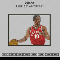 Demar Embroidery File 4 size