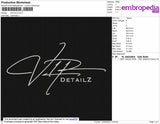 Detailz Embroidery File 4 size